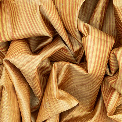 Sandal Handloom Soft Silk Saree With Stripes-Sandal