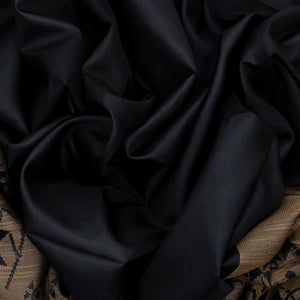 Black Handloom Soft Silk Saree With Tribal Motifs-Black