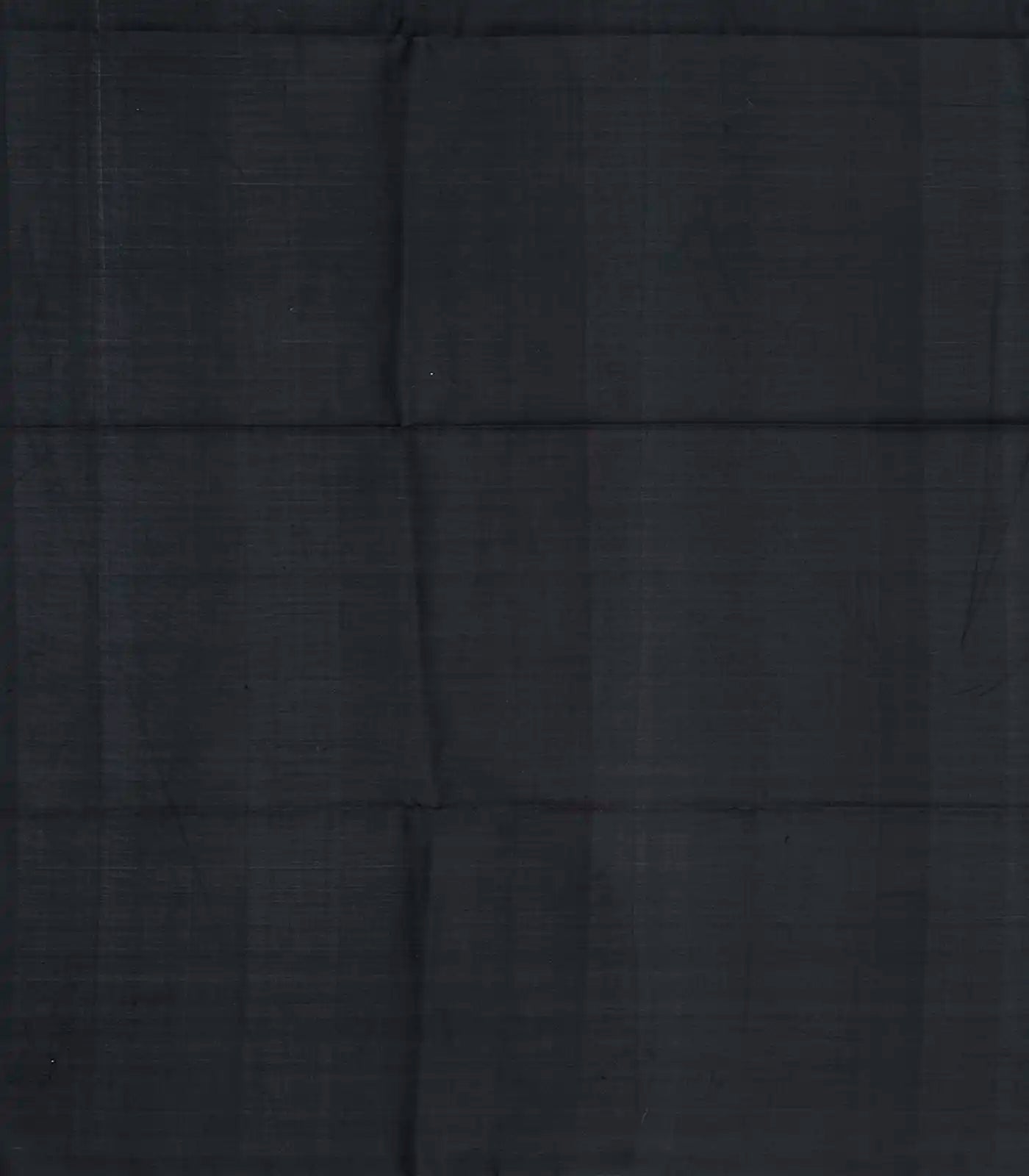 Black Handloom Soft Silk Saree With Munia Buttas-Black