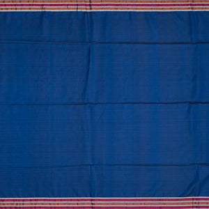 Blue Handloom Soft Silk Saree With Square Buttas -Blue