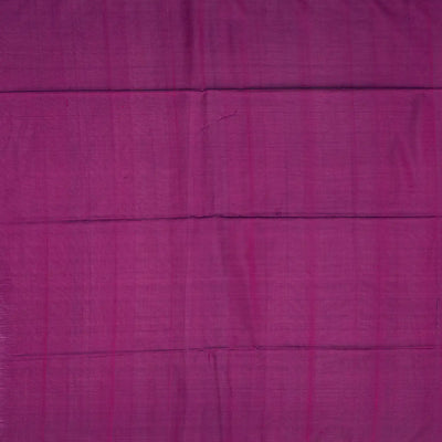 Magenta Handloom Soft Silk Saree With Stripes-Magenta