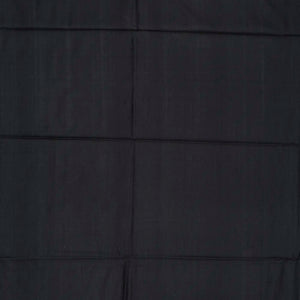 Brown & Black Handloom Soft Silk Saree With Stripes-Brown