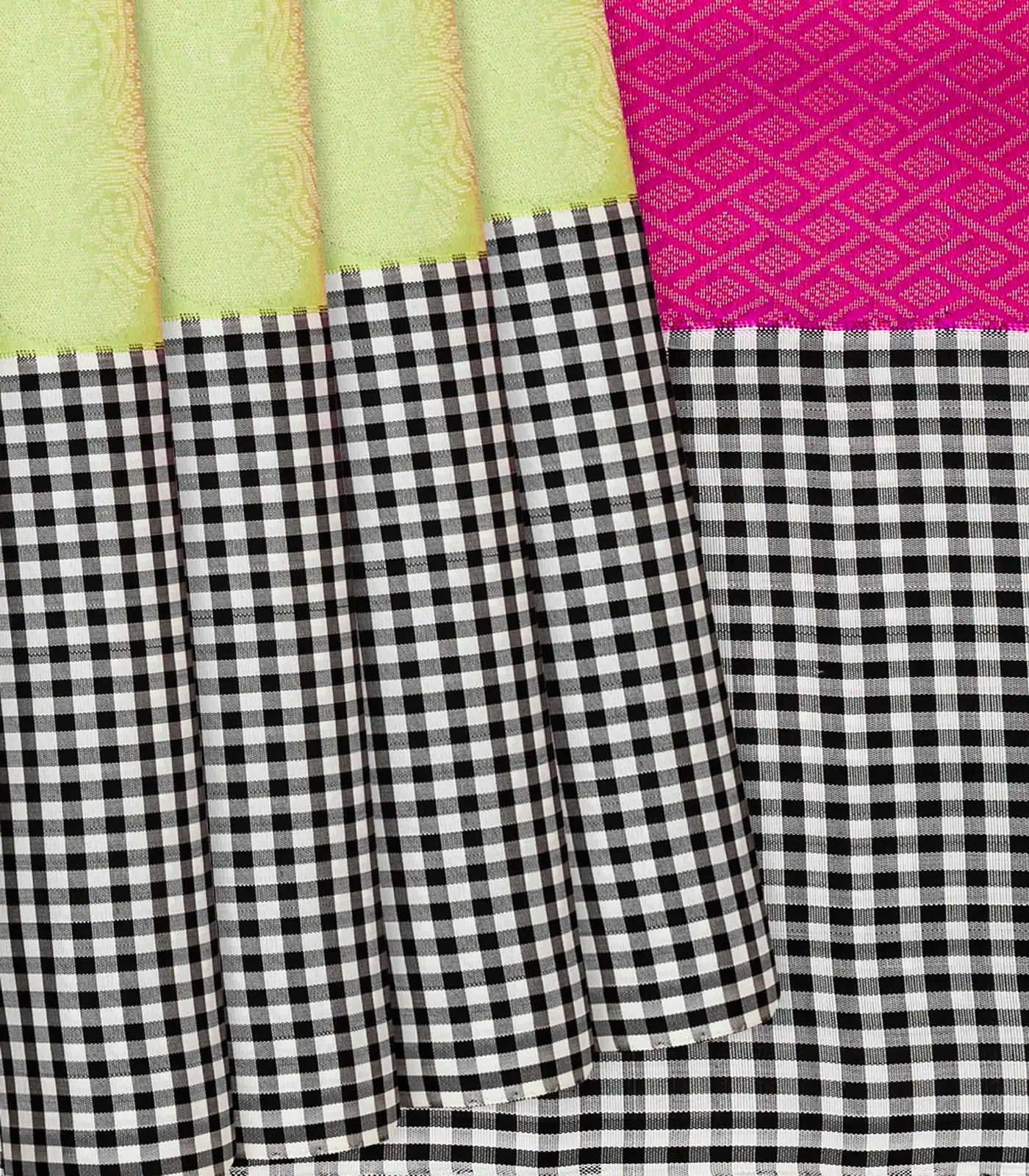 Shadow Green Handloom Soft Silk Saree With Buttas-Shadow Green