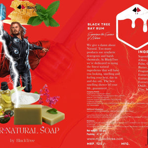THOR NATURAL SOAP (BlackTree Bay Rum )