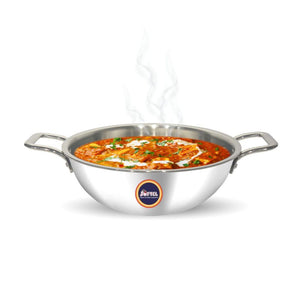 Softel Tri-Ply Cookware Combo with Removable Handle (Tasla + Fry Pan + Kadhai + Sauce Pan + Removable Handle) | Gas & Induction Compatible | Set of 5 Pcs