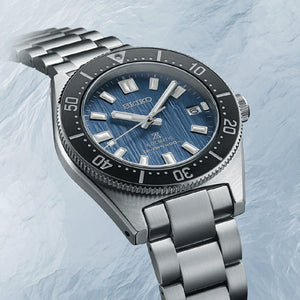 Seiko Prospex Glacier Save the Ocean 1965 Re-Interpretation Blue Dial Men 40.5mm SPB297J1