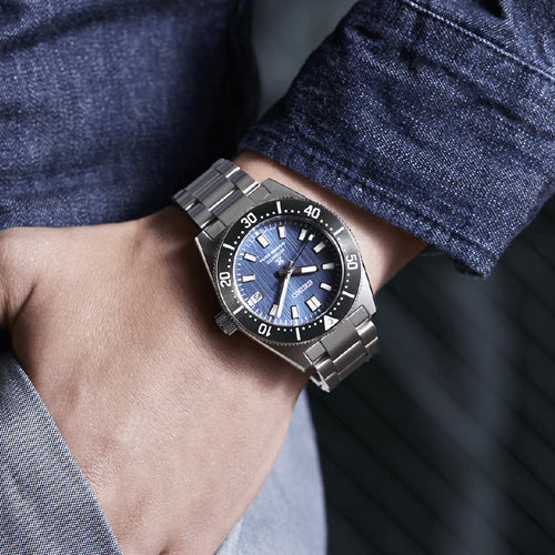 Seiko Prospex Glacier Save the Ocean 1965 Re-Interpretation Blue Dial Men 40.5mm SPB297J1