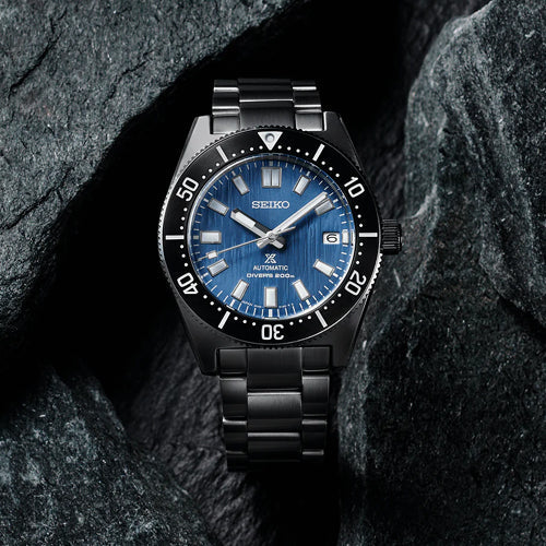 Seiko Prospex Glacier Save the Ocean 1965 Re-Interpretation Blue Dial Men 40.5mm SPB297J1