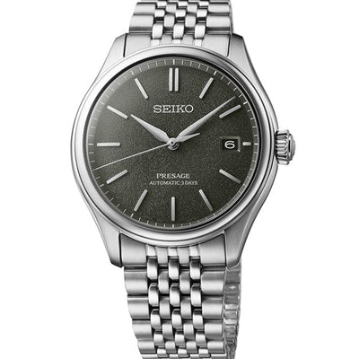 Seiko Presage Classic Series Sensaicha Grey Green Dial Men 40.2mm SPB465J1