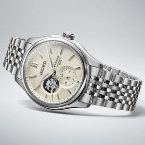 Seiko Presage Classic Series Shiro-iro Open heart Warm White Dial Men 40.2mm SPB469J1