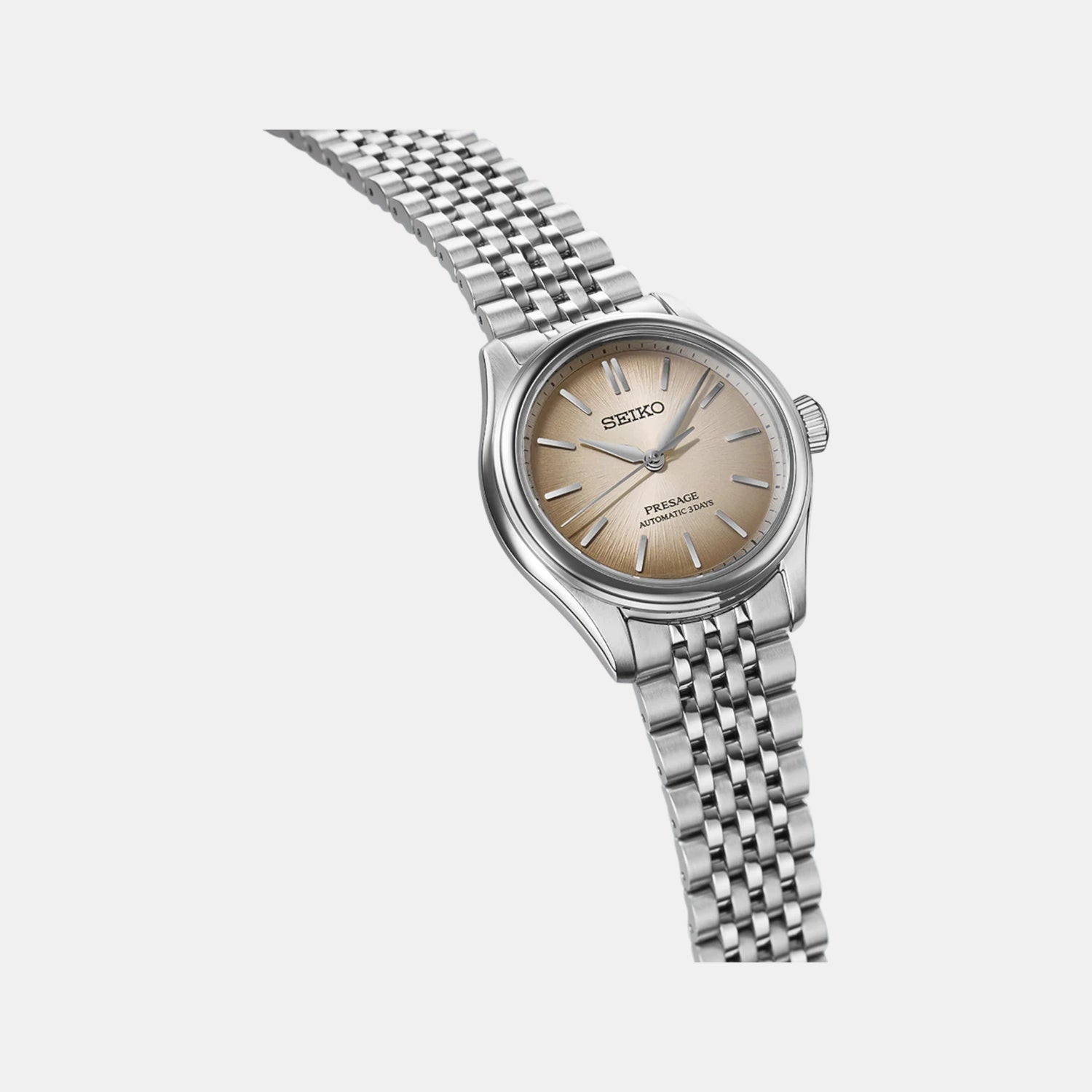 Fushi-iro Presage Women Automatic Brown Dial Analog Stainless Steel Watch SPB523J1