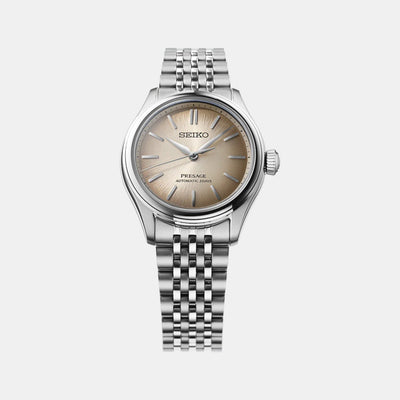 Fushi-iro Presage Women Automatic Brown Dial Analog Stainless Steel Watch SPB523J1