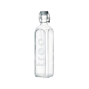 Treo by Milton Squara Glass Bottle | Transparent | 1 Pc