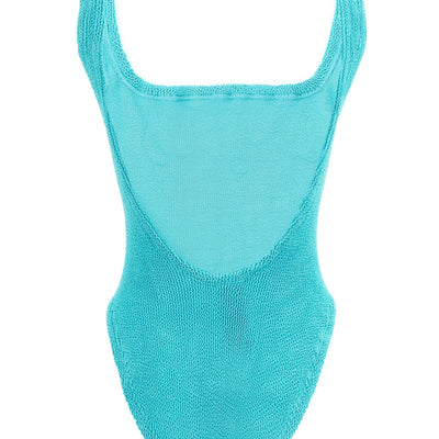 Hunza G Square Neck One-piece Swimsuit