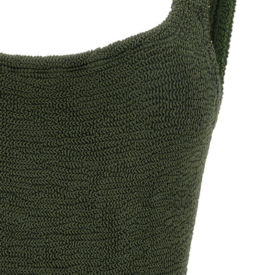 Hunza G Square Neck One-piece Swimsuit
