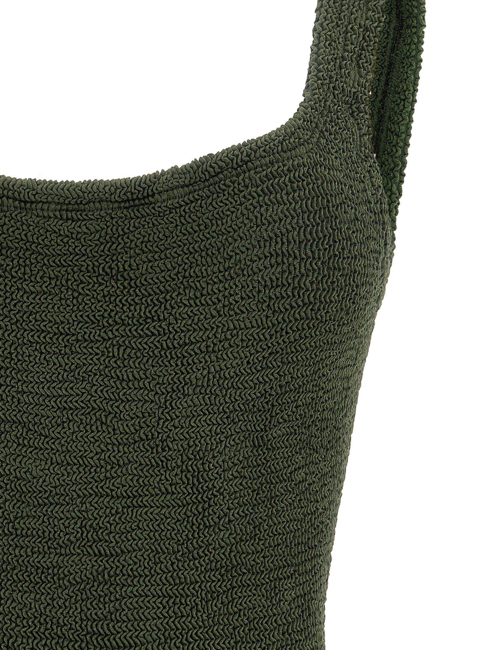 Hunza G Square Neck One-piece Swimsuit