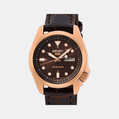5 Sports Women Automatic Brown Dial Analog Leather Watch SRE006K1