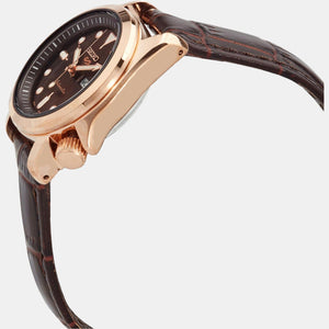 5 Sports Women Automatic Brown Dial Analog Leather Watch SRE006K1
