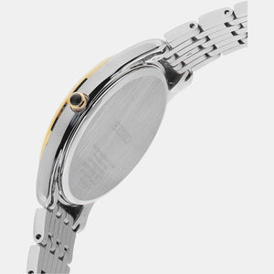 Dress Men Quartz White Dial Analog Stainless Steel Watch SRK048P1