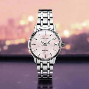 Seiko Presage Cocktail Time 'Cosmopolitan' Pink Dial 33.8mm Women SRP839J1