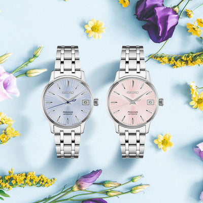 Seiko Presage Cocktail Time 'Sky Diving' Blue Dial 33.8mm Women SRP841J1