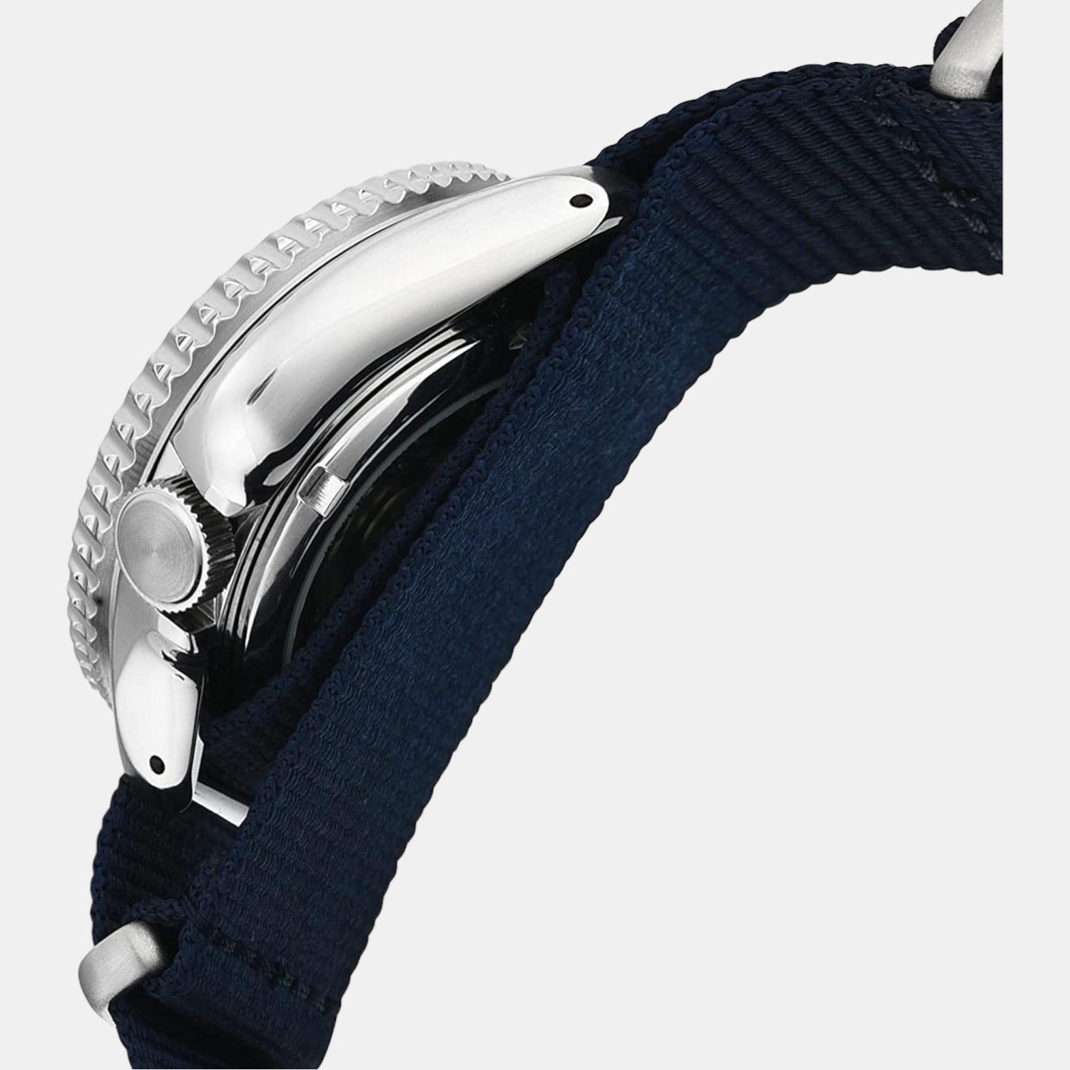 5 Sports Men Automatic Blue Dial Analog Nylon Watch SRPD51K2