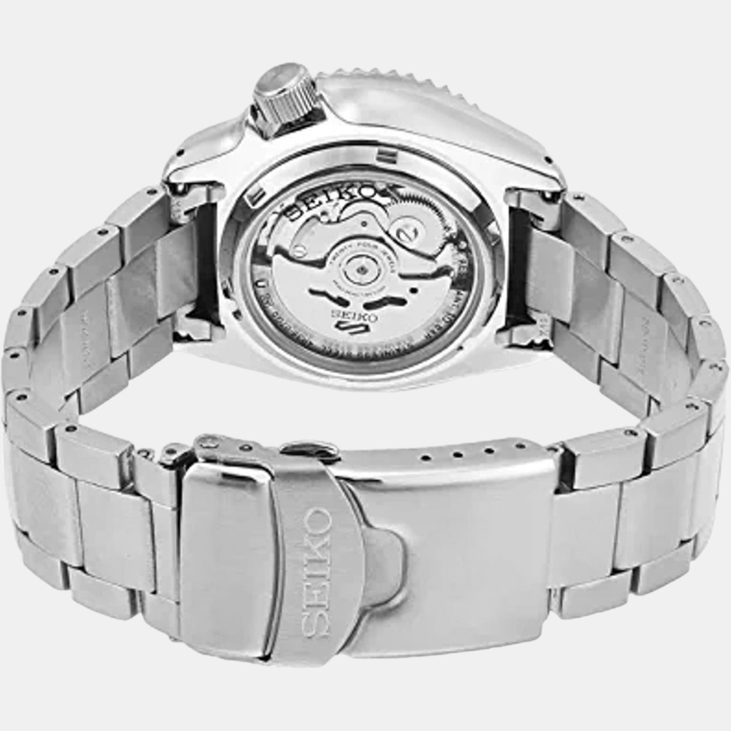5 Sports Men Automatic Black Dial Analog Stainless Steel Watch SRPD57K1