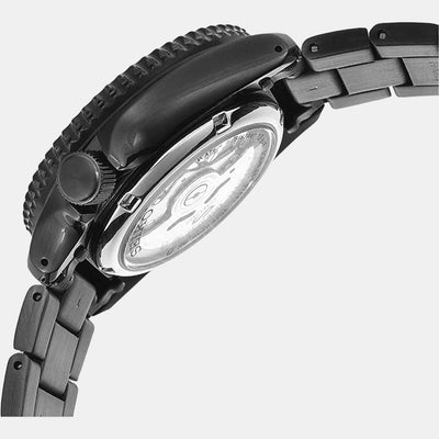5 Sports Men Automatic Black Dial Analog Stainless Steel Watch SRPD65K1