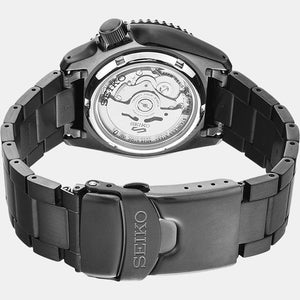 5 Sports Men Automatic Black Dial Analog Stainless Steel Watch SRPD65K1