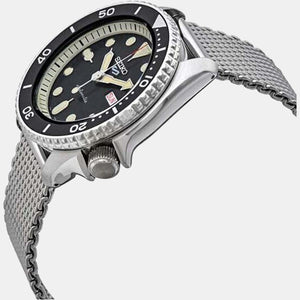 5 Sports Men Automatic Green Dial Analog Stainless Steel Watch SRPD73K1