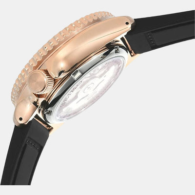 5 Sports Men Automatic Black Dial Analog Leather Watch SRPD76K1