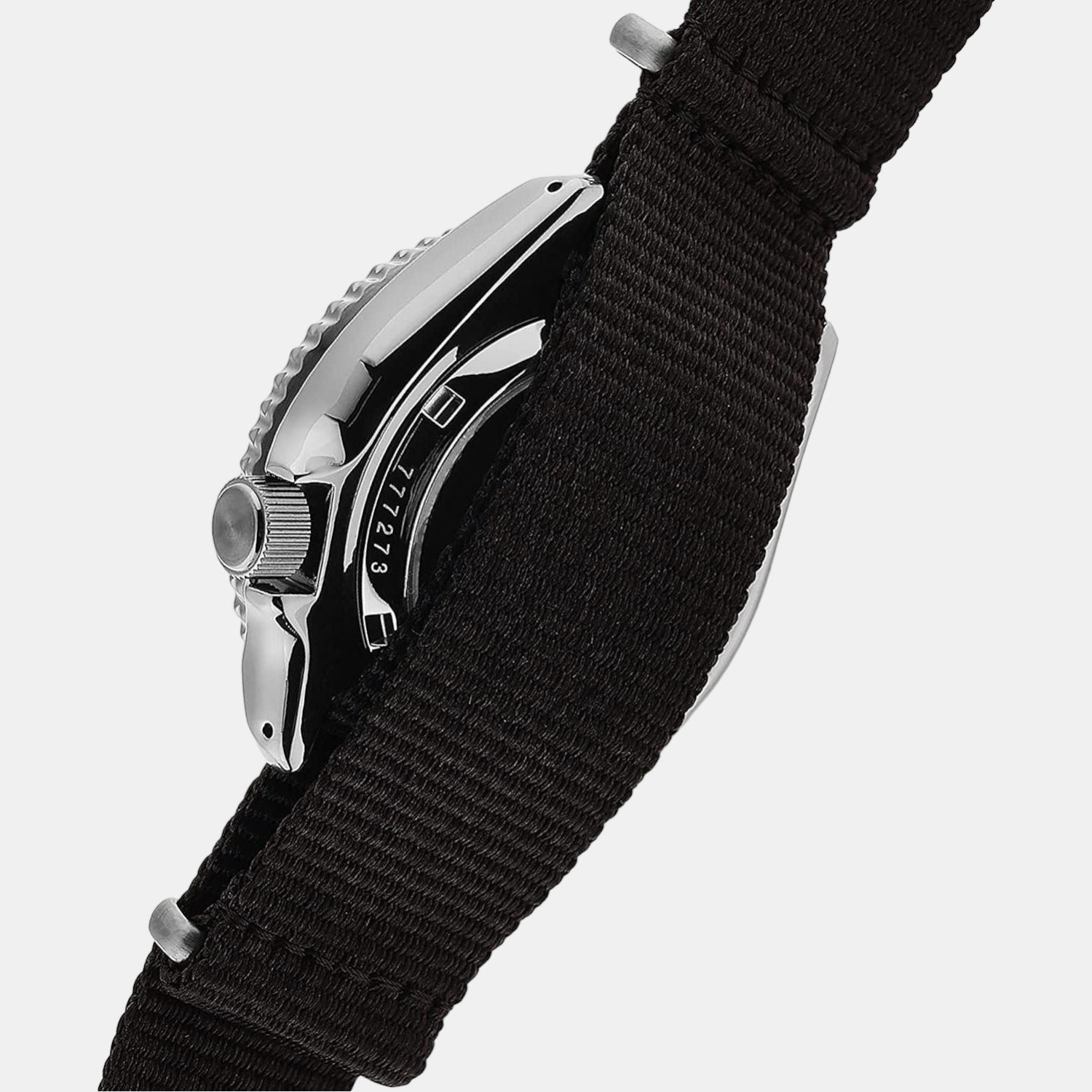 5 Sports Men Automatic Brown Dial Analog Nylon Watch SRPD85K1