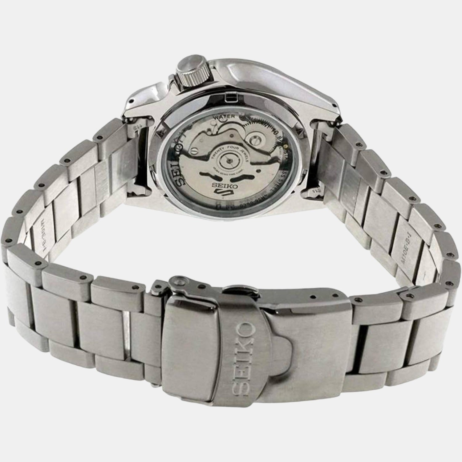 5 Sports Men Automatic Black Dial Analog Stainless Steel Watch SRPE51K1