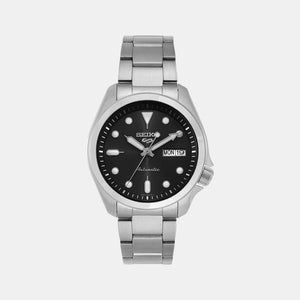 5 Sports Men Automatic Black Dial Analog Stainless Steel Watch SRPE55K1