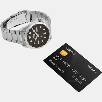5 Sports Men Automatic Black Dial Analog Stainless Steel Watch SRPE55K1