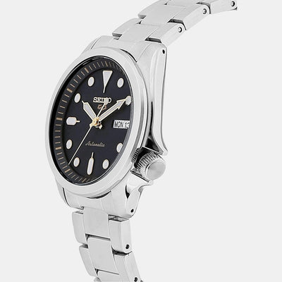 5 Sports Men Automatic Black Dial Analog Stainless Steel Watch SRPE57K1