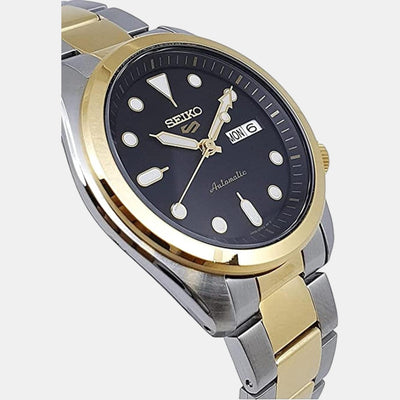 5 Sports Men Automatic Black Dial Analog Stainless Steel Watch SRPE60K1