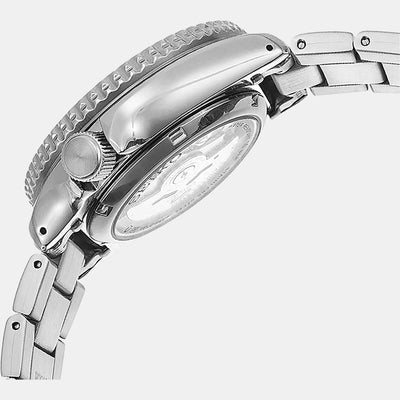 5 Sports Men Automatic Silver Dial Analog Stainless Steel Watch SRPE71K1