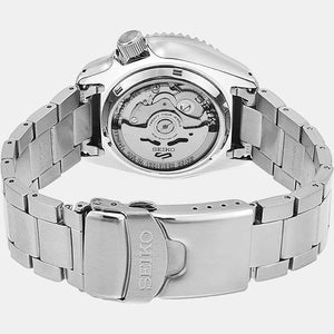 5 Sports Men Automatic Silver Dial Analog Stainless Steel Watch SRPE71K1