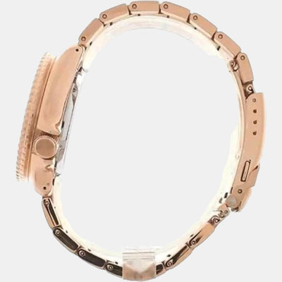 5 Sports Men Automatic Rose Gold Dial Analog Stainless Steel Watch SRPE72K1