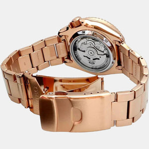 5 Sports Men Automatic Rose Gold Dial Analog Stainless Steel Watch SRPE72K1