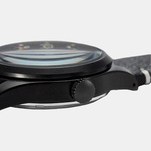 5 Sports Men Automatic Black Dial Analog Leather Watch SRPG41K1