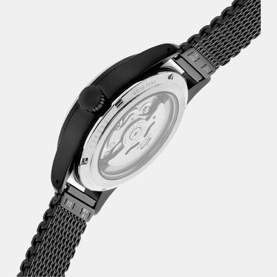 5 Sports Men Automatic Black Dial Analog Stainless Steel Watch SRPH25K1