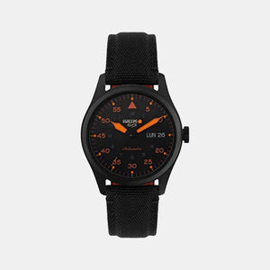 5 Sports Men Automatic Black Dial Analog Nylon Watch SRPH33K1