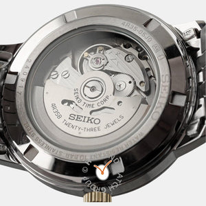Dress Men Automatic White Dial Analog Stainless Steel Watch SRPH92K1
