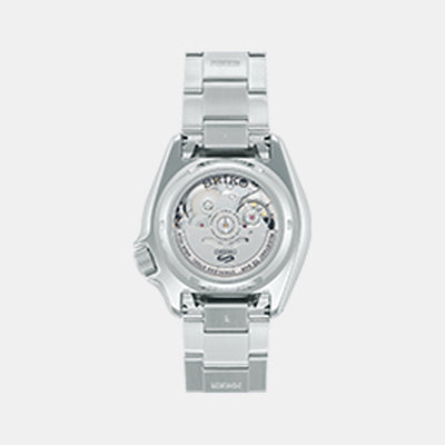 5 Sports Men Automatic Black Dial Analog Stainless Steel Watch SRPK13K1