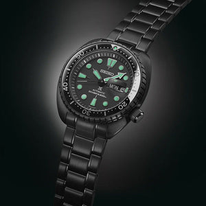 Seiko Prospex Black Series Night Vision Turtle Diver’s Black Dial 45mm Men SRPK43K1