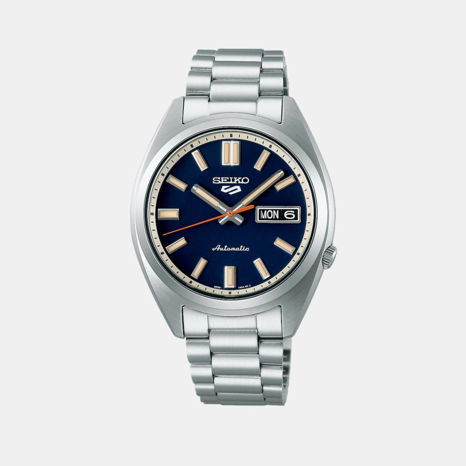 5 Sports Men Automatic Blue Dial Analog Stainless Steel Watch SRPK87K1