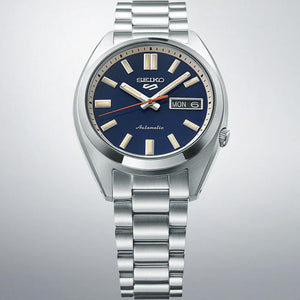 Seiko 5 Sports SNXS Rinse Blue Classic Sports Day Date Blue Dial 37.4mm Men SRPK87K1