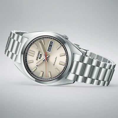 Seiko 5 Sports Beige Dial Men 37.4mm SRPK91K1